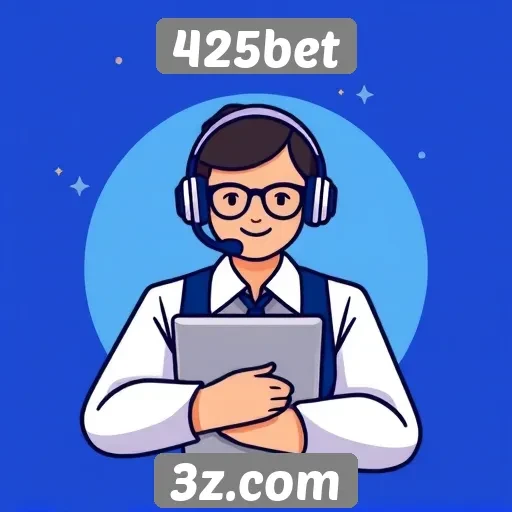 Desempenho do suporte ao cliente na 425bet