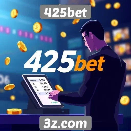 Transações financeiras no site 425bet