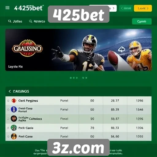 Análise das opções de jogo disponíveis na 425bet